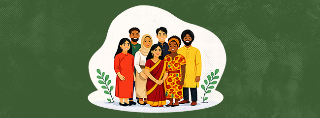 a group of culturally different individuals